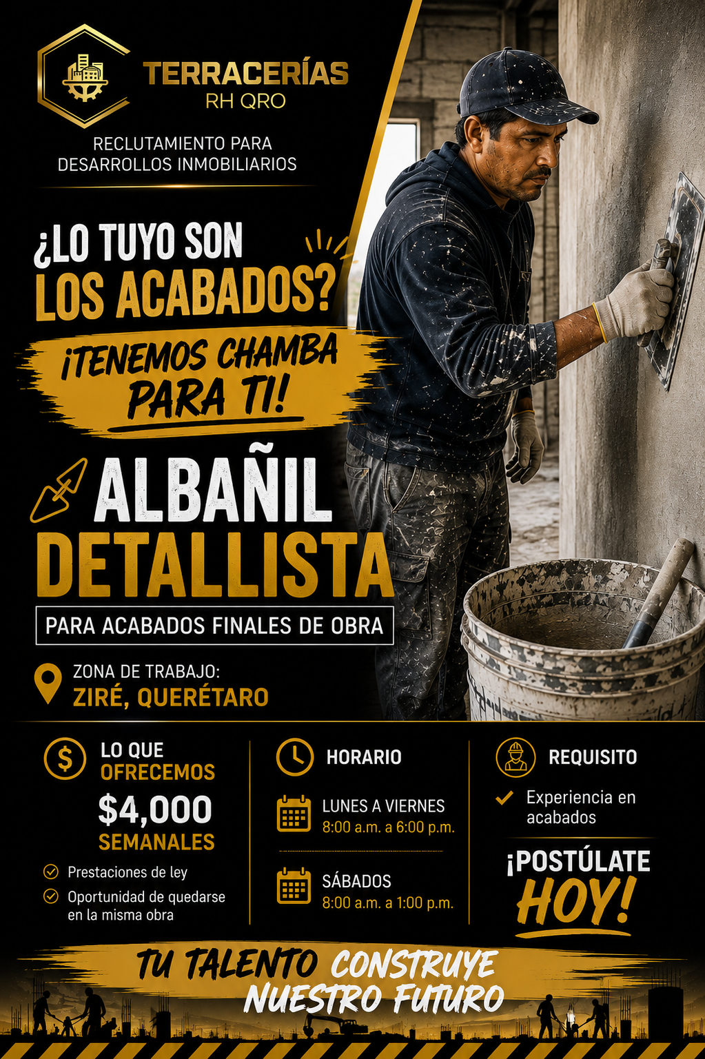 Empleos Terracería RH QRO Facebook ad from Aug 10, 2026