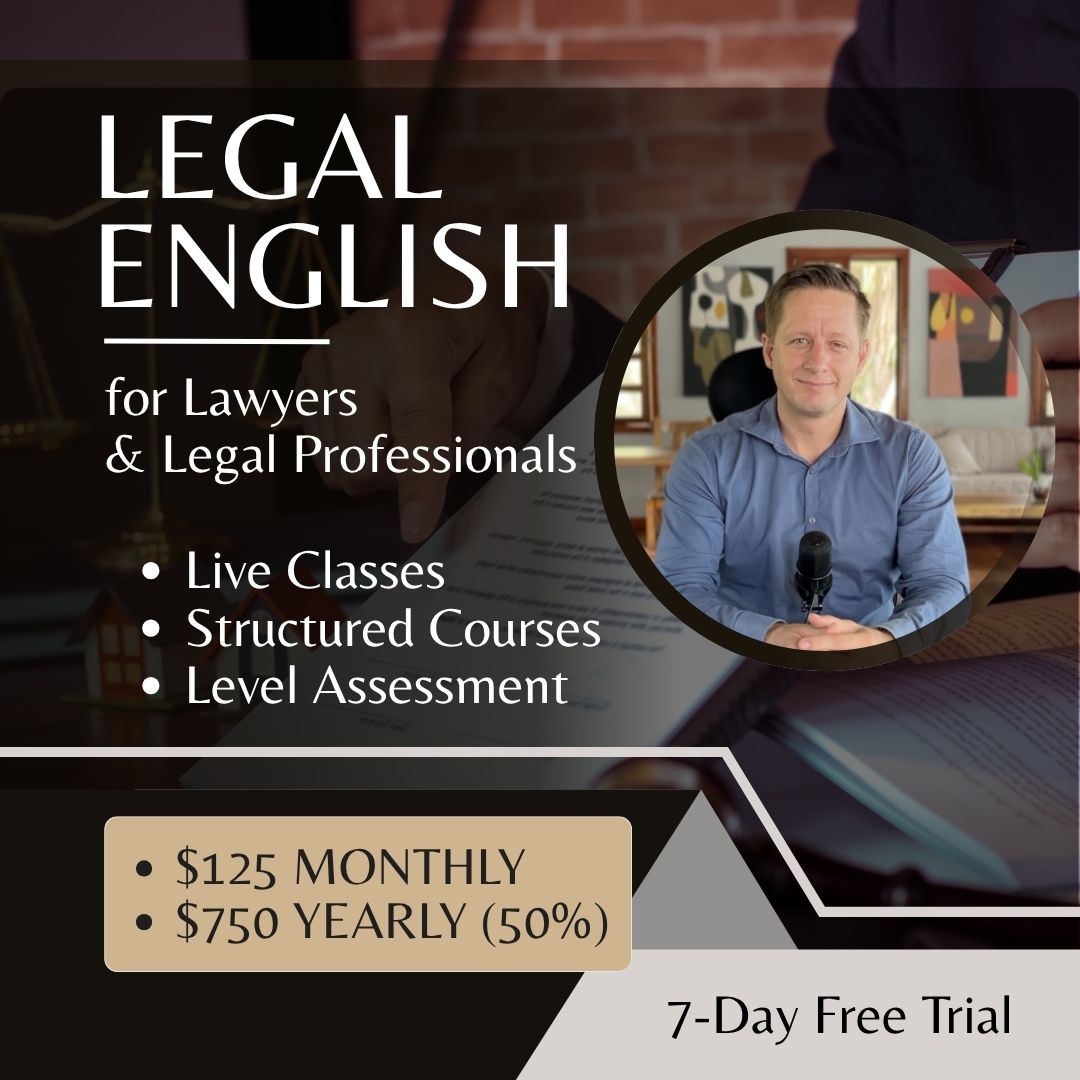 Legal English Facebook ad from Jul 2, 2026