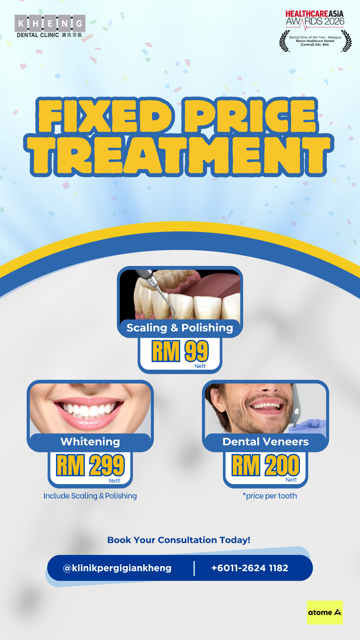 Klinik Pergigian Kheng Facebook ad
