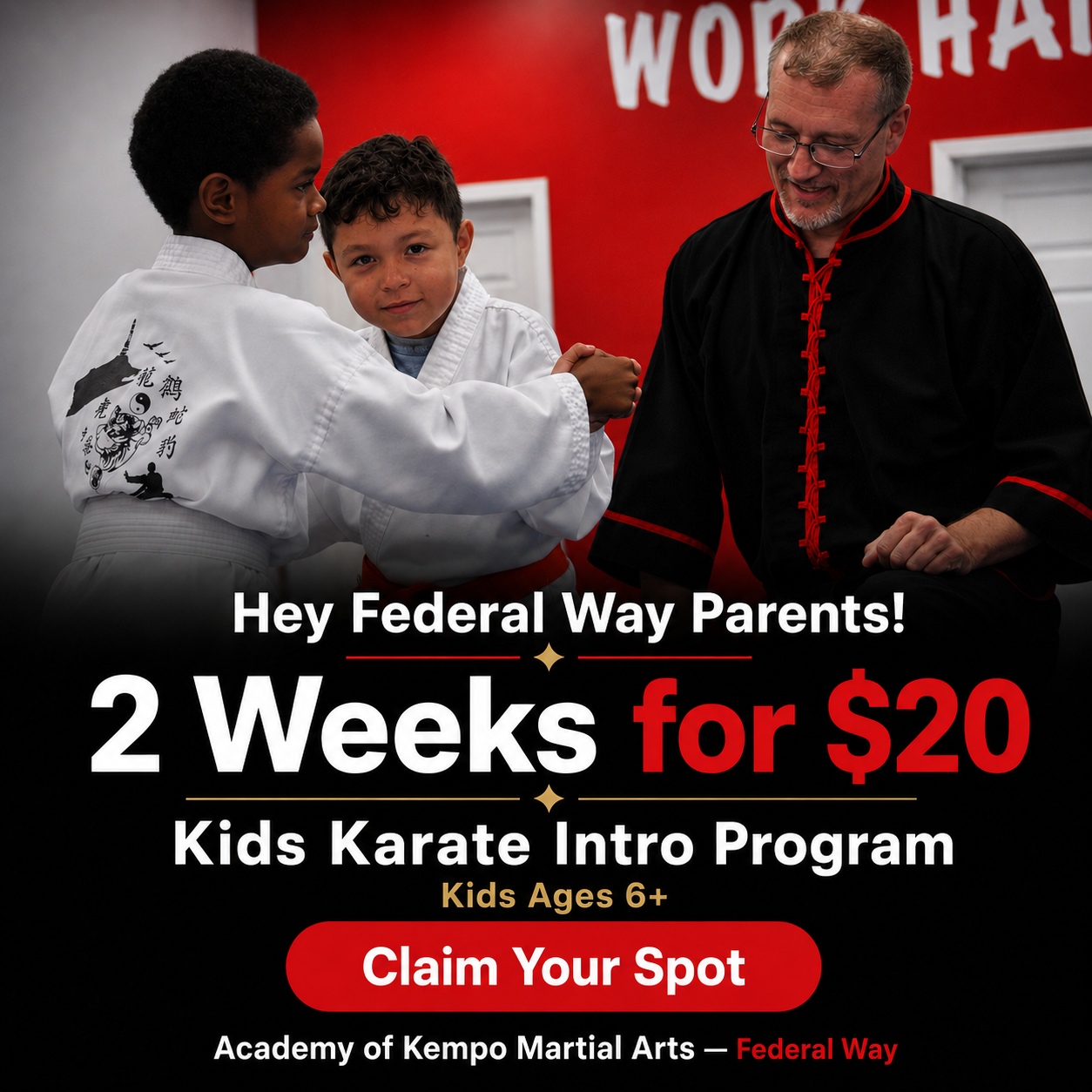 Academy Of Kempo Martial Arts- Federal Way Facebook ad