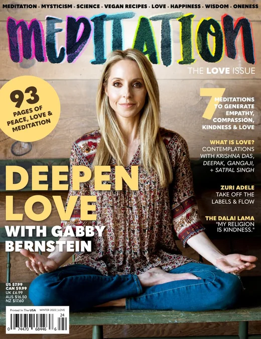 Meditation Magazine Facebook ad: Bring Home the Love Issue