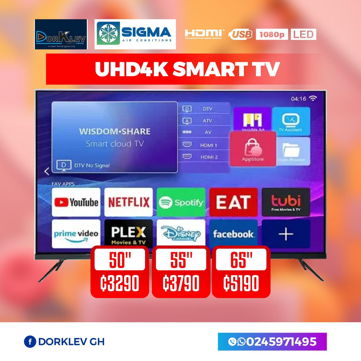 Dorklev Gh Facebook ad: Delivery before payment(Call and WhatsApp only)
