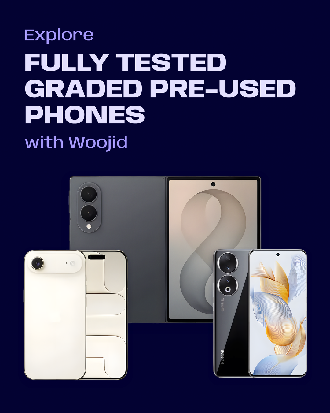 Woojid Refurbished Electronics Lebanon Facebook ad: Looking for a quality phone without paying full…