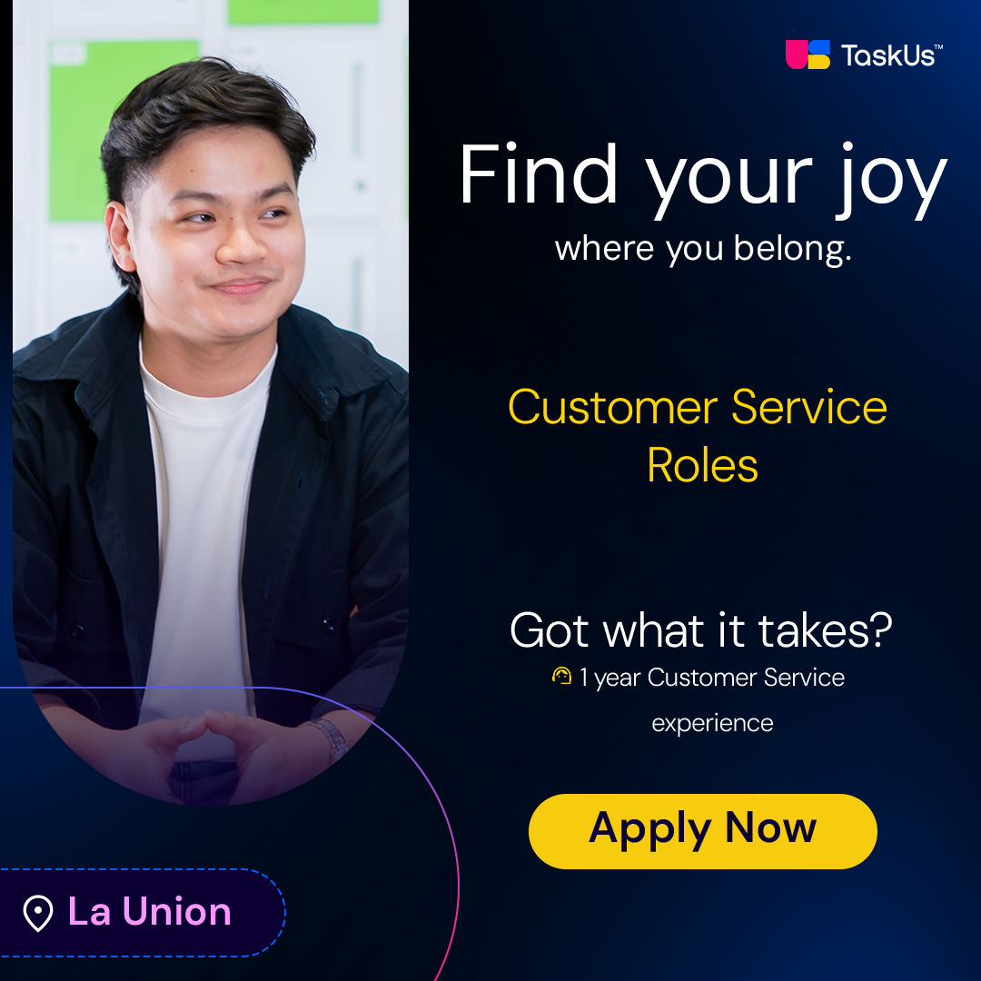 TaskUs Facebook ad