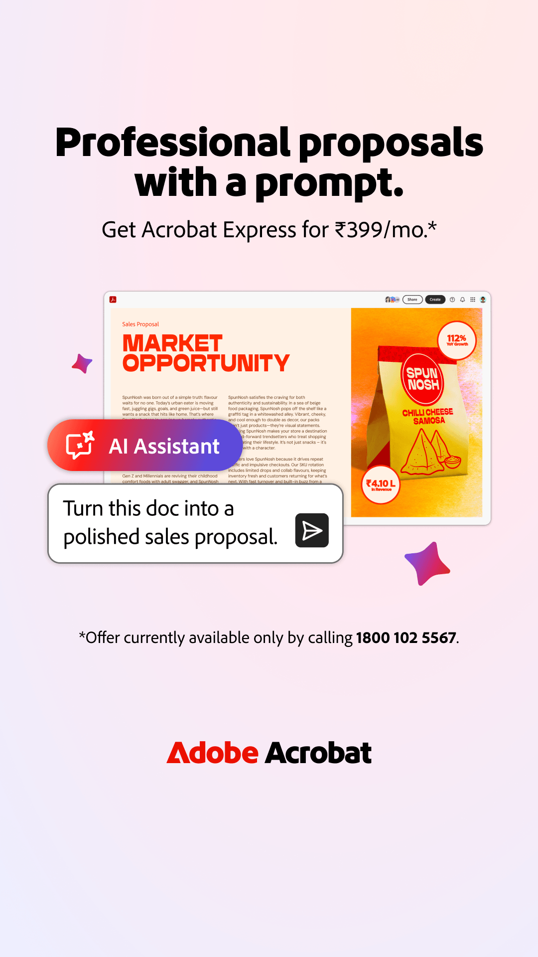 Adobe Acrobat Facebook ad