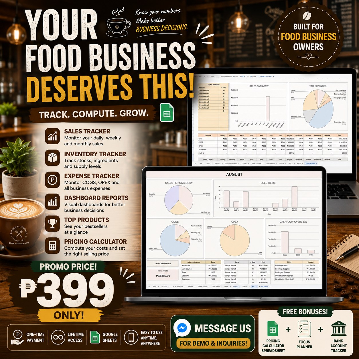 Corporate Gurly Spreadsheet Facebook ad