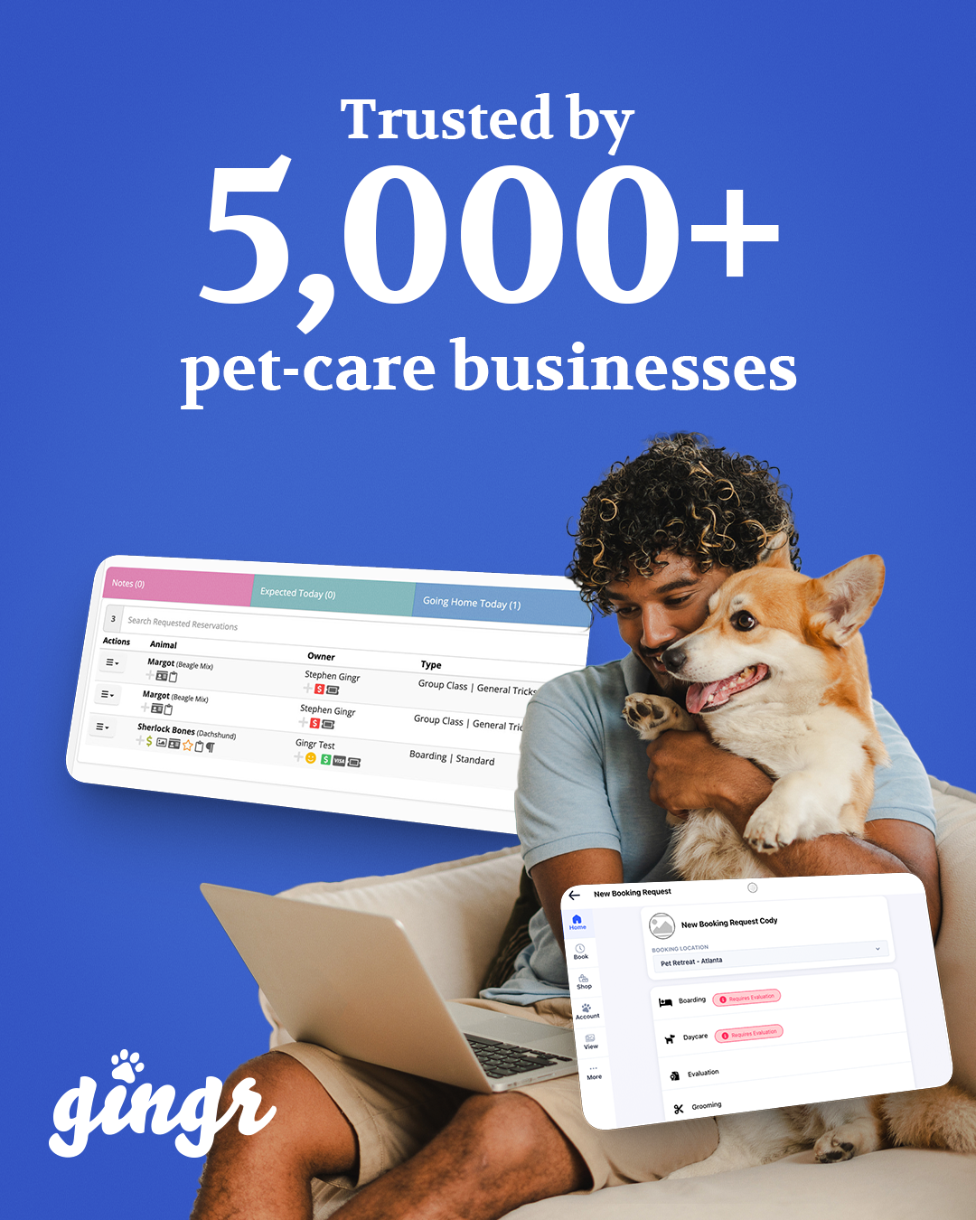 Gingr Facebook ad