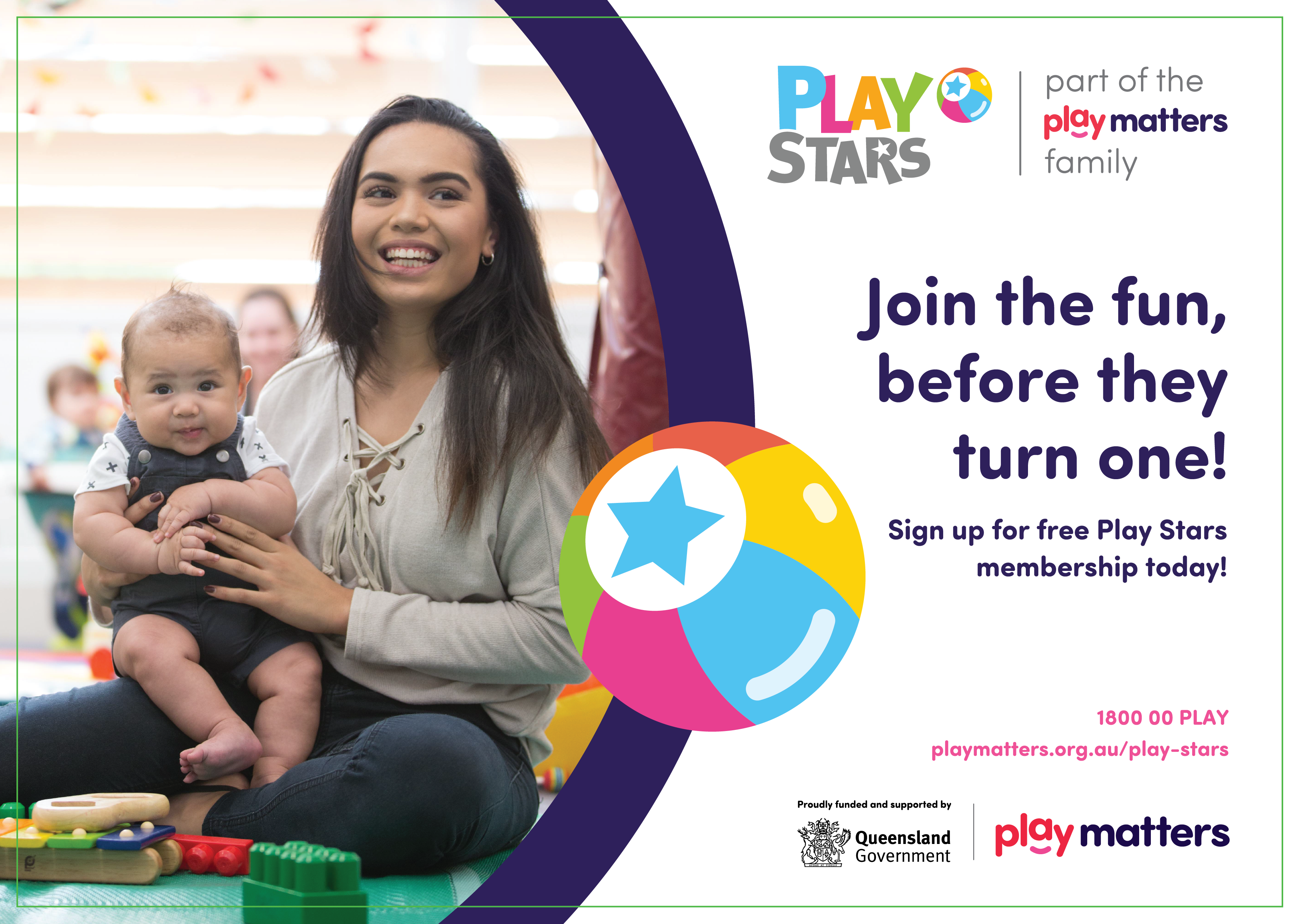 Play Matters Australia Facebook ad: Join for FREE today!