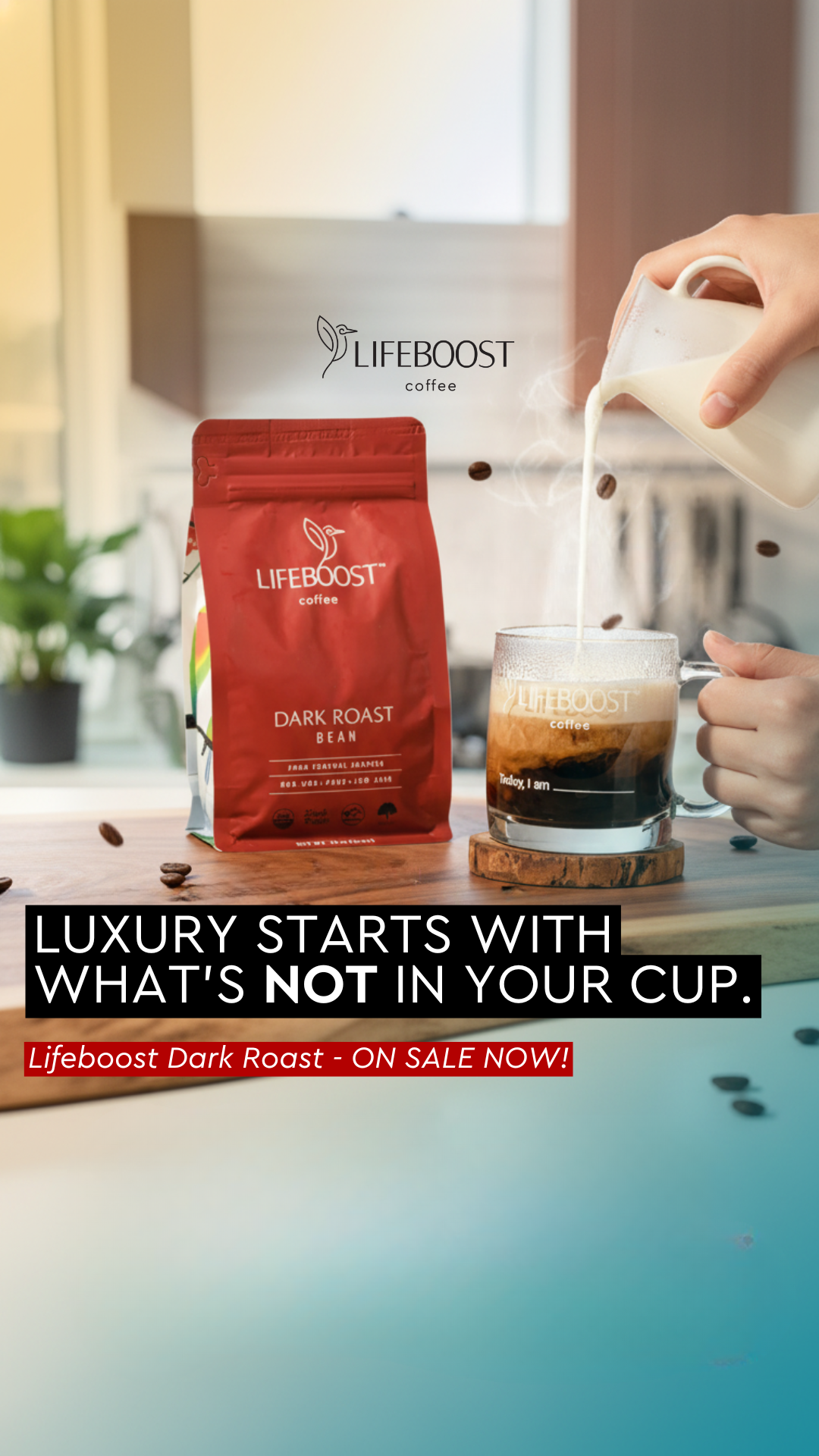 Lifeboost Coffee Facebook ad
