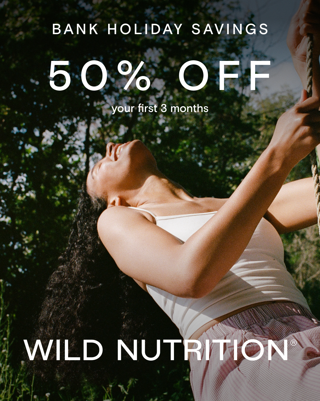 Wild Nutrition Facebook ad
