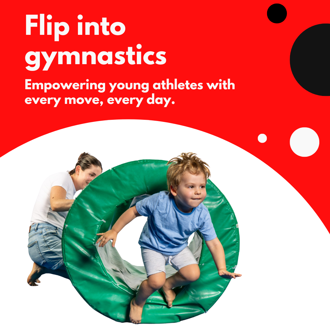 Active Gymnastics Facebook ad: Strong Bodies, Confident Minds - Join Gymnastics!