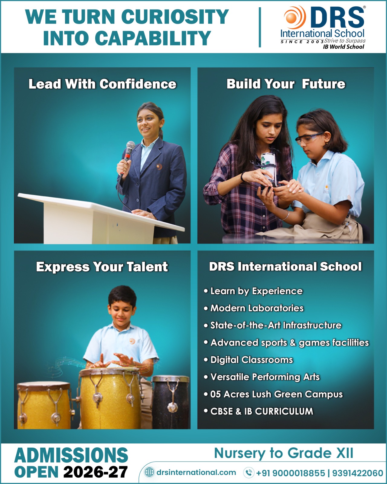 DRS International School Facebook ad