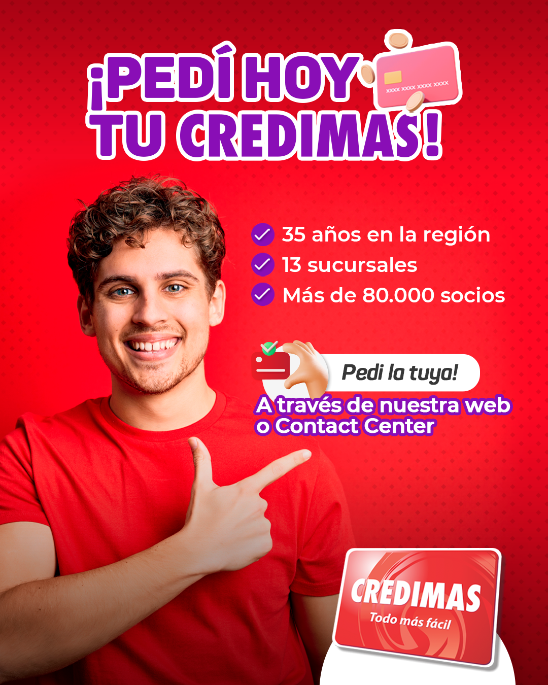 CREDIMAS Facebook ad from Dec 6, 2025