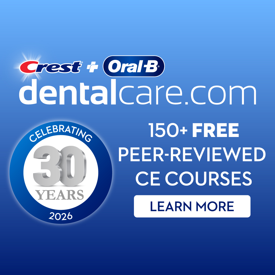 Crest Oral-B for Dental Professionals Facebook ad from Jan 20, 2026