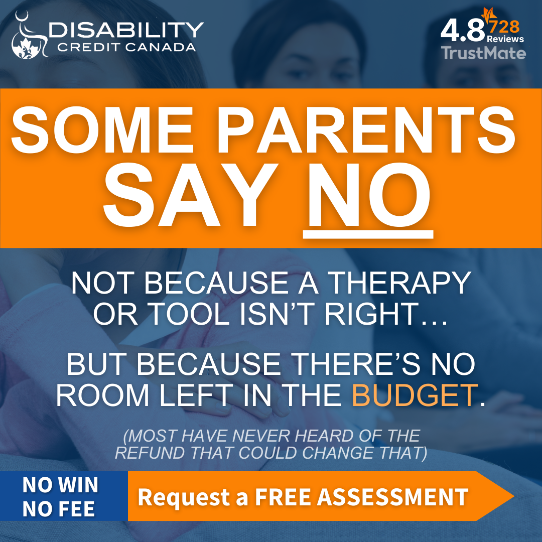 Disability Credit Canada Inc. Facebook ad: Children with learning impairments could receive a…