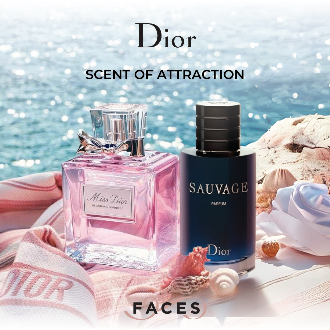 Faces Beauty Lebanon Facebook ad: Dior Iconic Scents For All