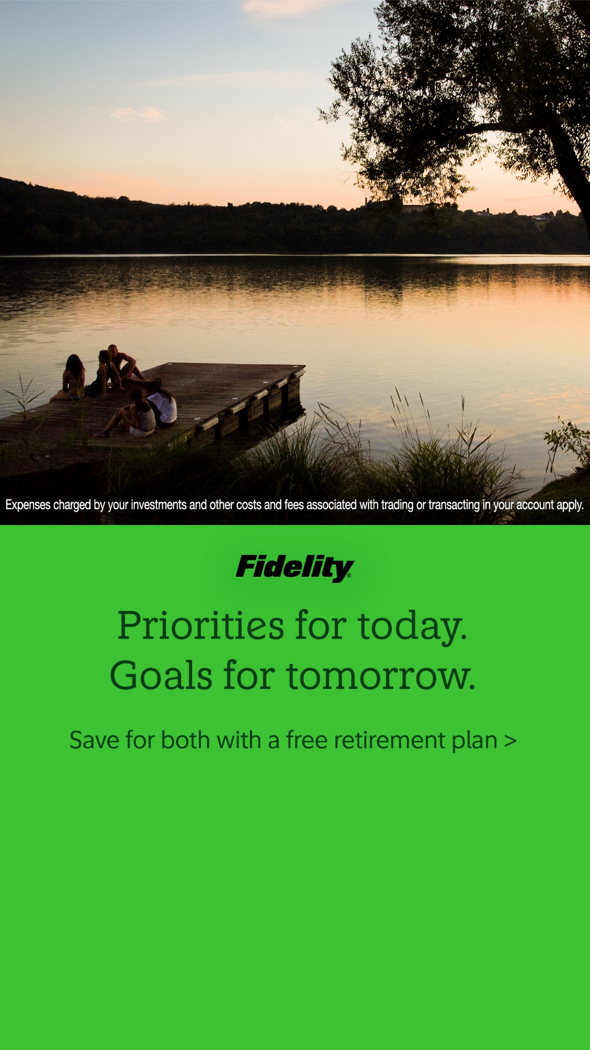 Fidelity Investments Facebook ad