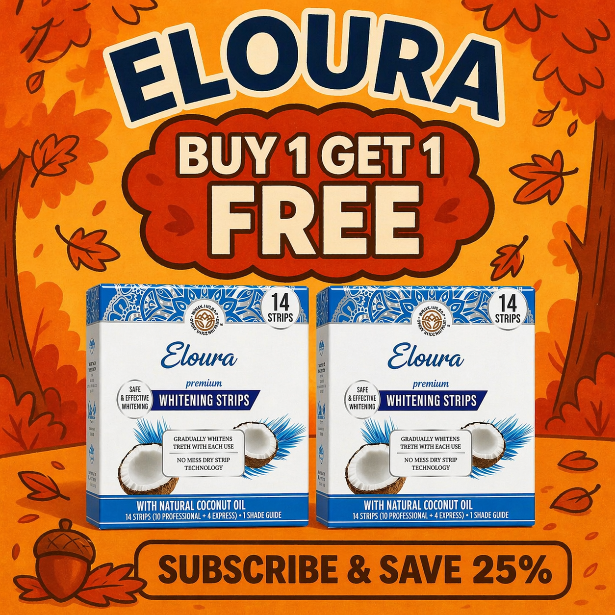 Eloura AU Facebook ad: Whiter Teeth Now