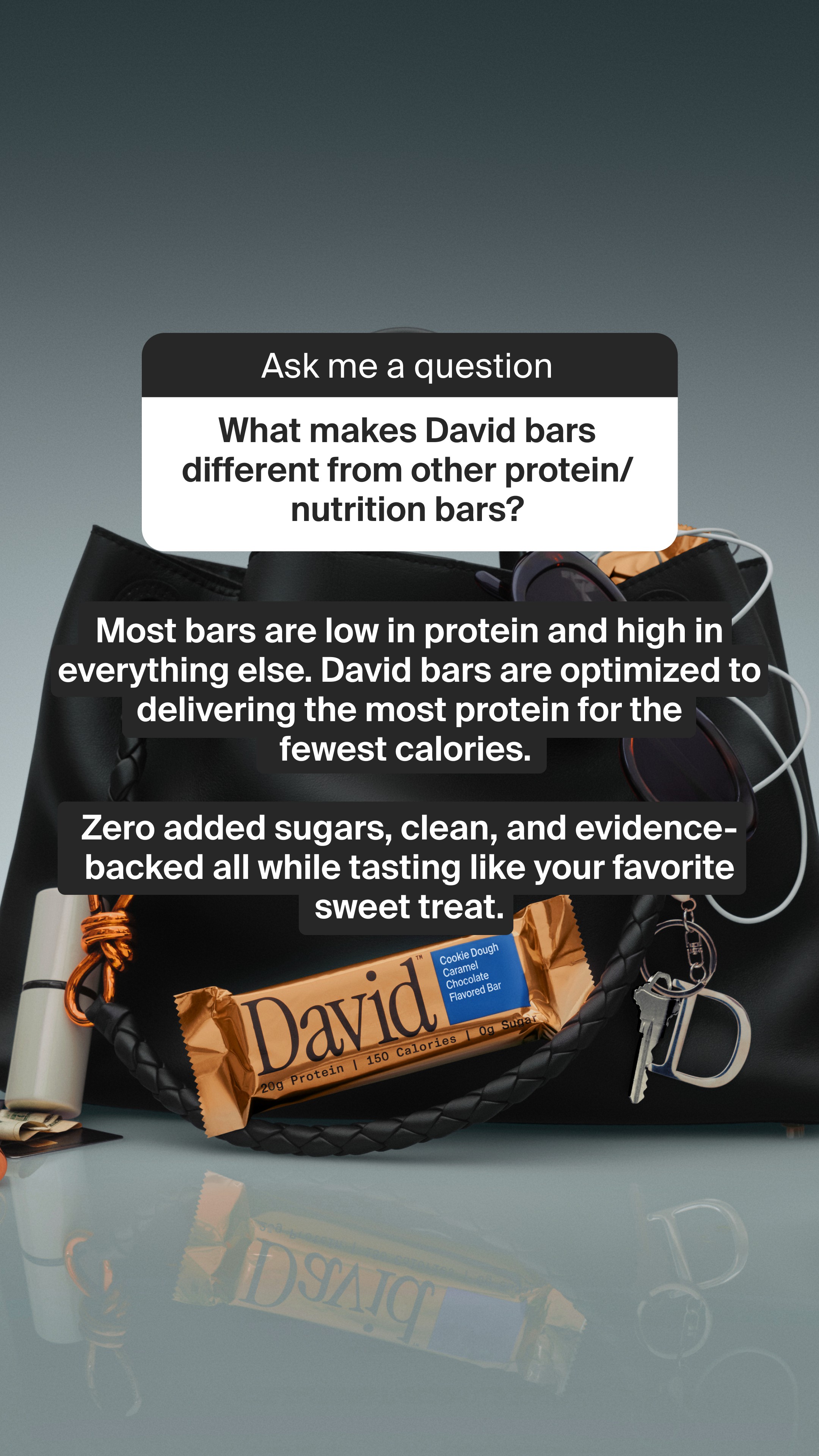 David Protein Facebook ad