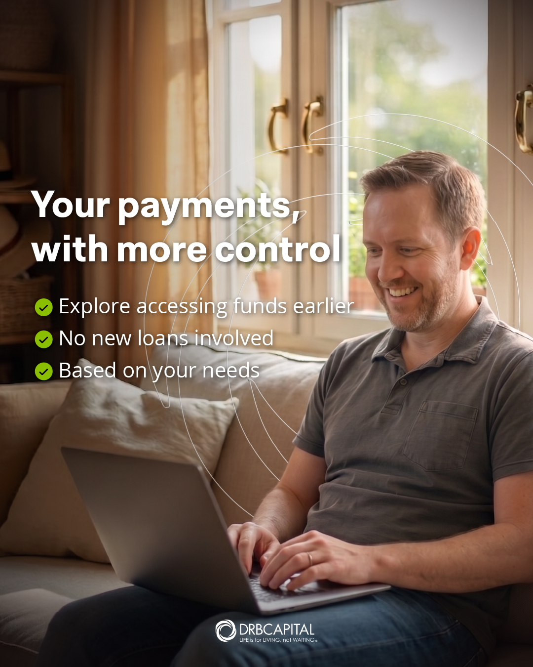DRB Capital Facebook ad: Access Your Annuity Sooner