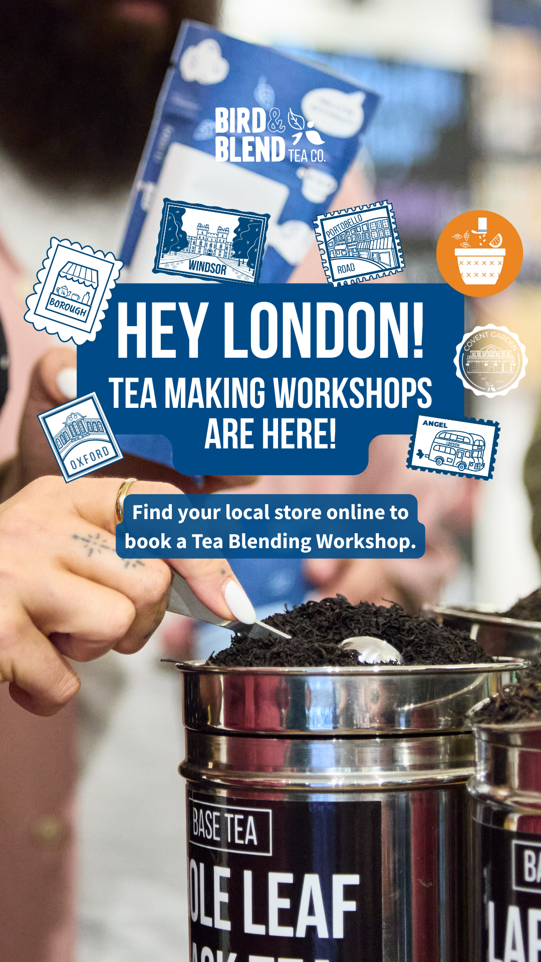Bird & Blend Tea Co. Facebook ad