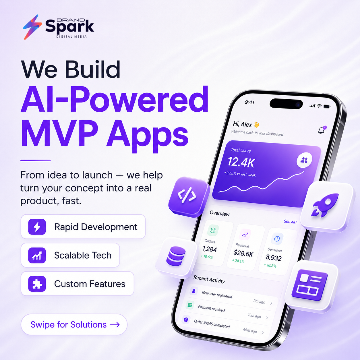 Brand Spark Facebook ad