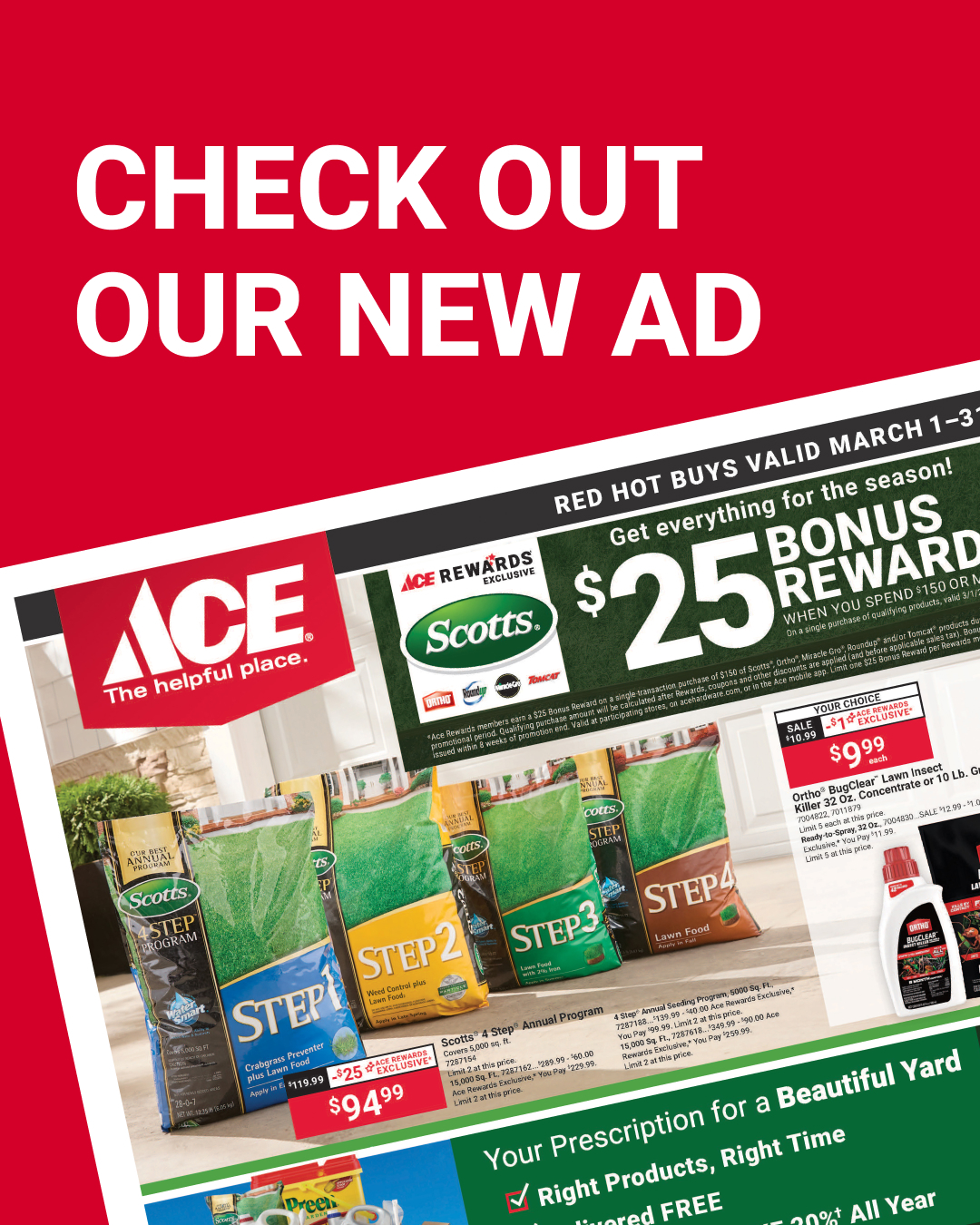 Fisher's Ace Hardware - Lansdale Facebook ad: Hey Lansdale, get ready for spring projects with…