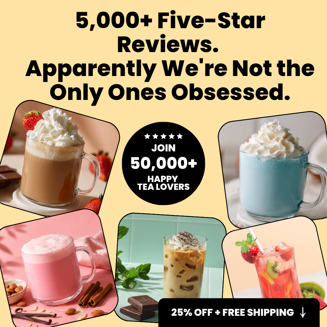 Tealish Facebook ad: Life’s Too Short for Boring Tea