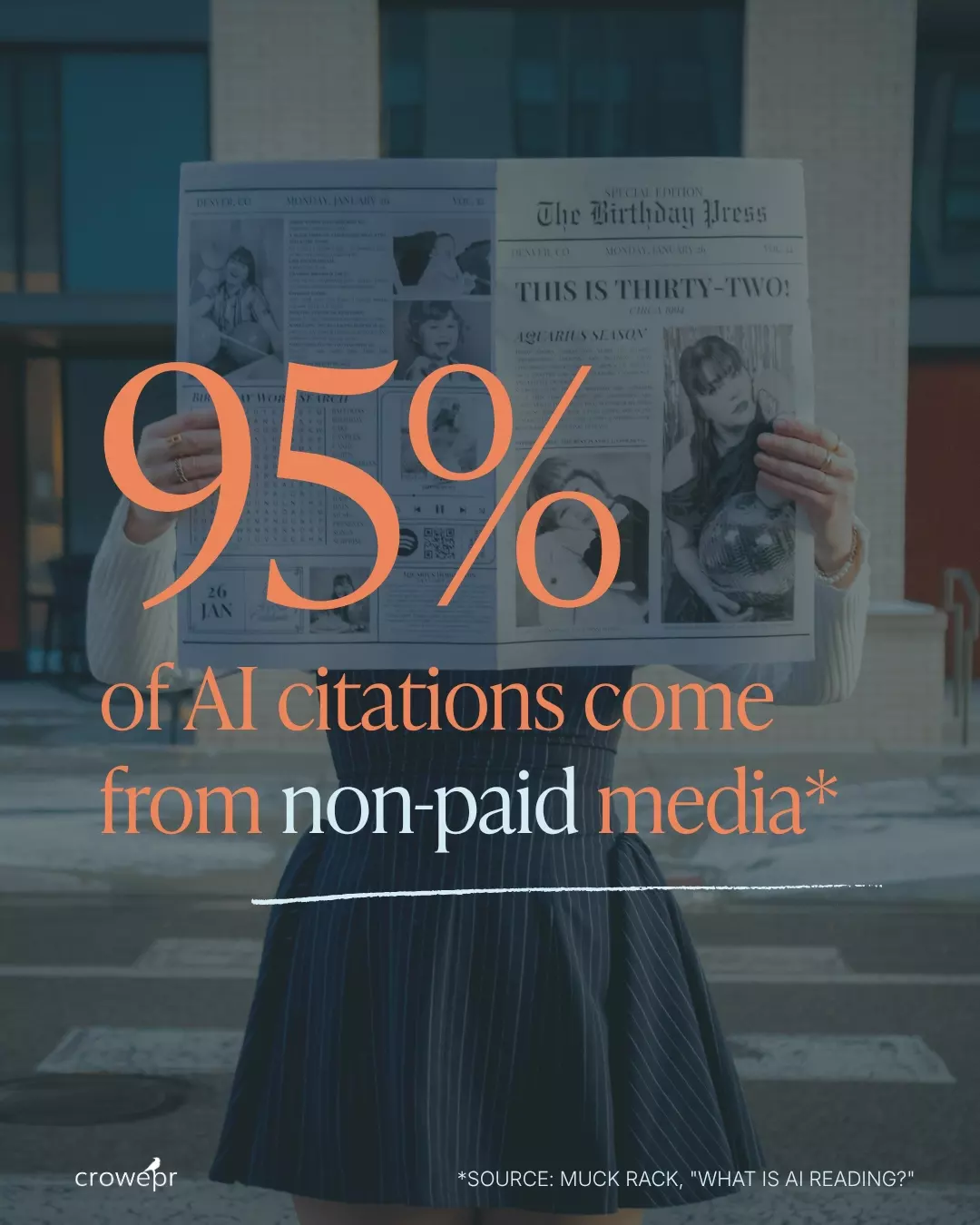 Crowe PR Facebook ad: With the way AI is shifting behavior, it's…