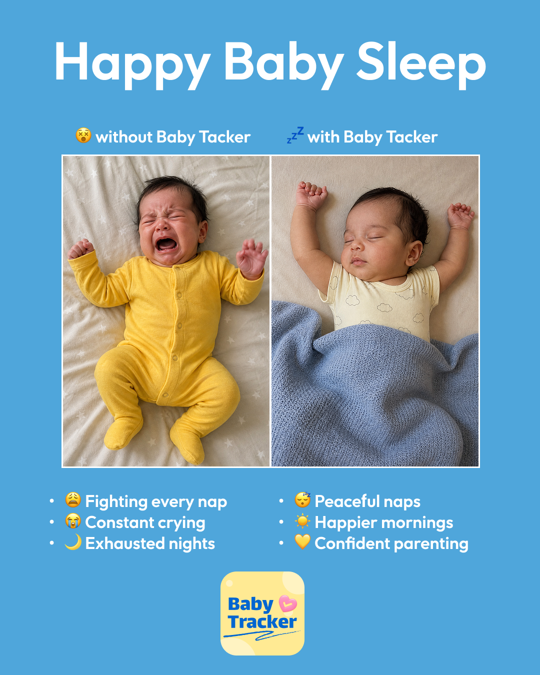 Baby Tracker Facebook ad from Jul 13, 2026