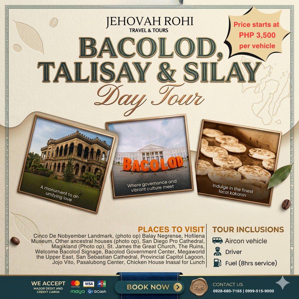 Jehovah Rohi Travel and Tours Facebook ad: Planning a Negros getaway?