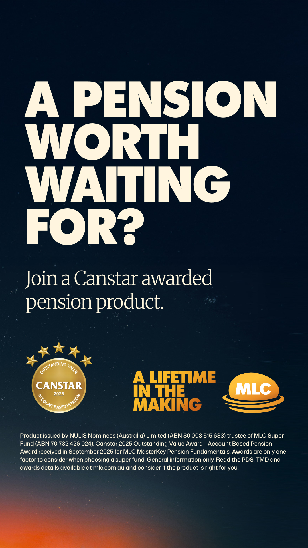 MLC Australia Facebook ad