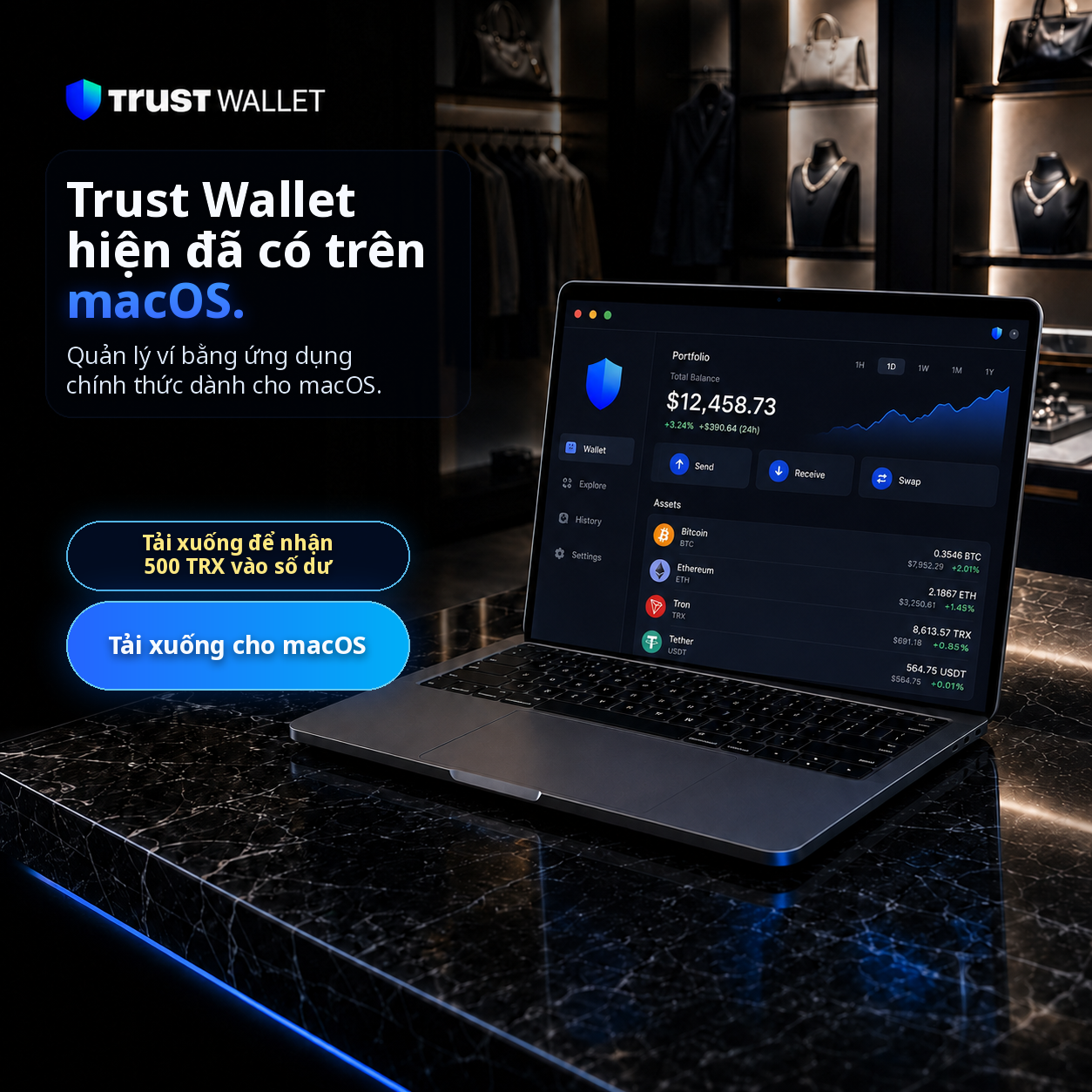 Trung tâm thông tin ứng dụng Mac Facebook ad: Trải nghiệm máy tính được thiết kế để mang lại sự tiện lợi