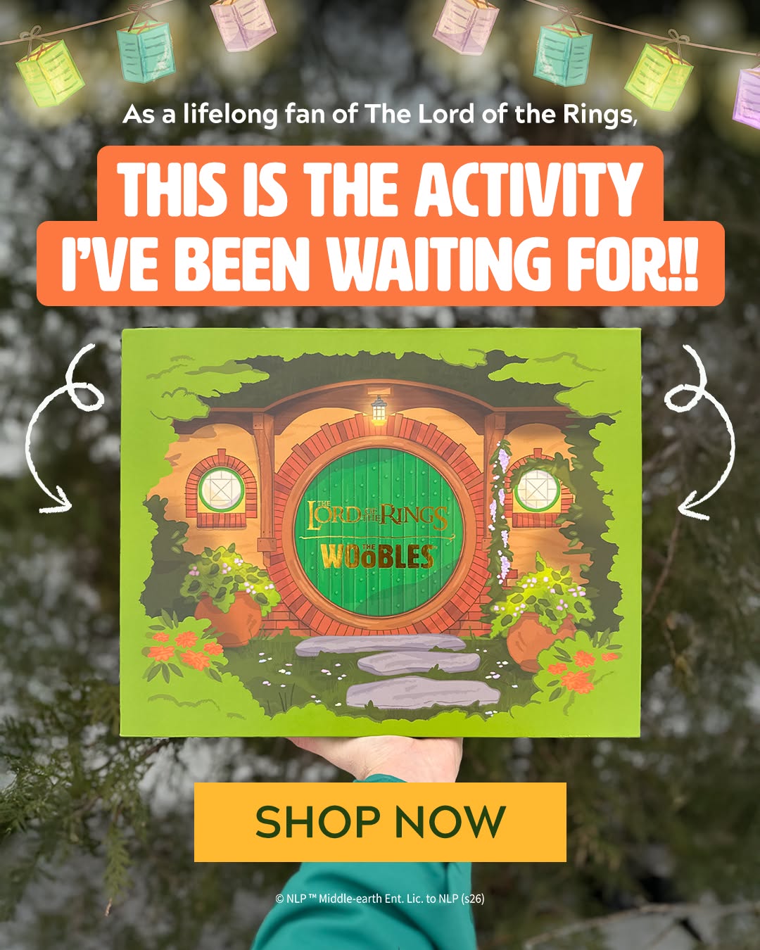Lord Of The Rings Fan Hub Facebook ad: Lord of the Rings x The Woobles