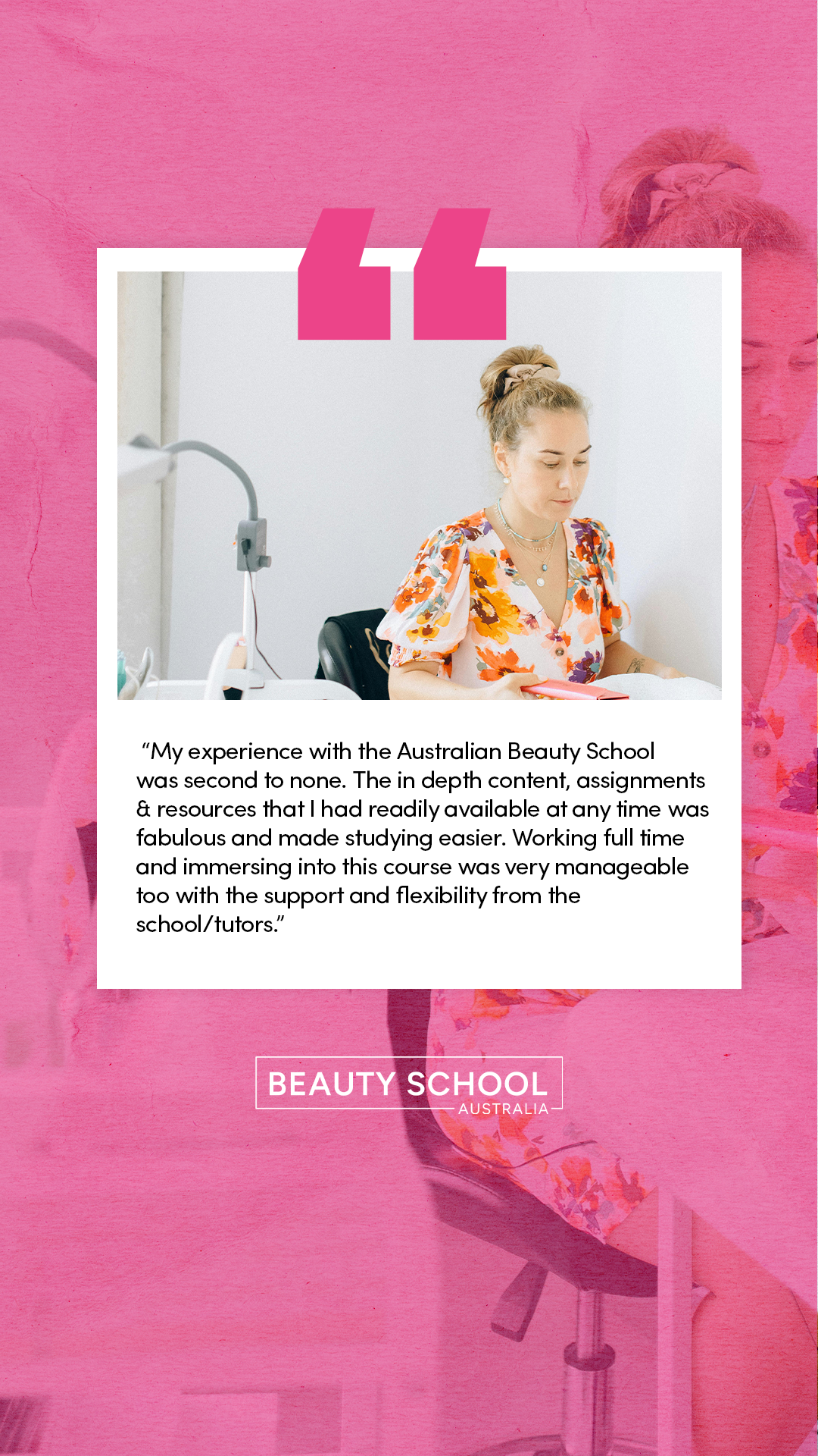 Australian Beauty School Facebook ad