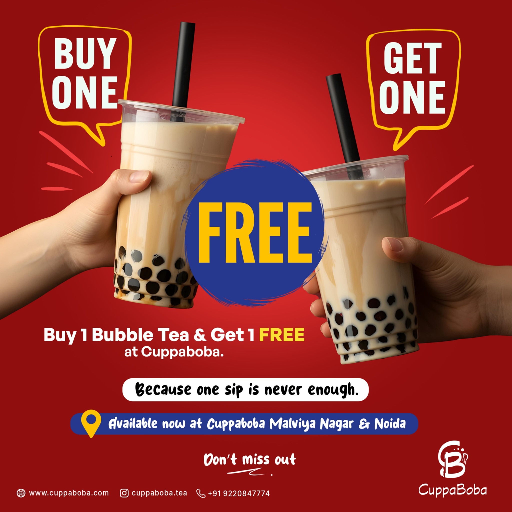 CB Bubble Tea Shop Facebook ad from Mar 17, 2026