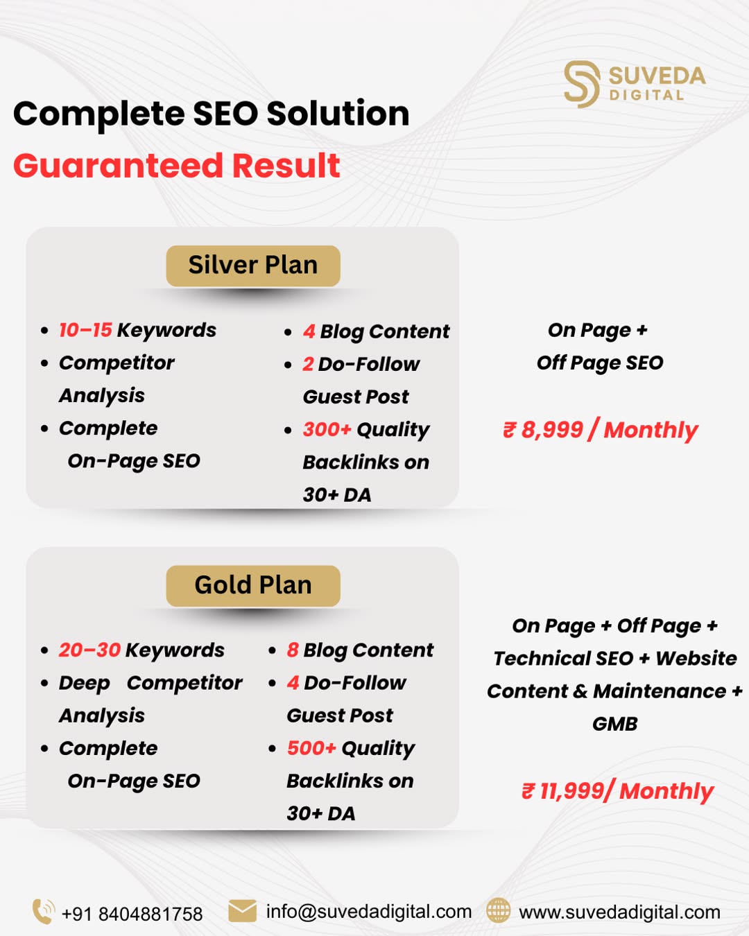 Suveda Digital Facebook ad