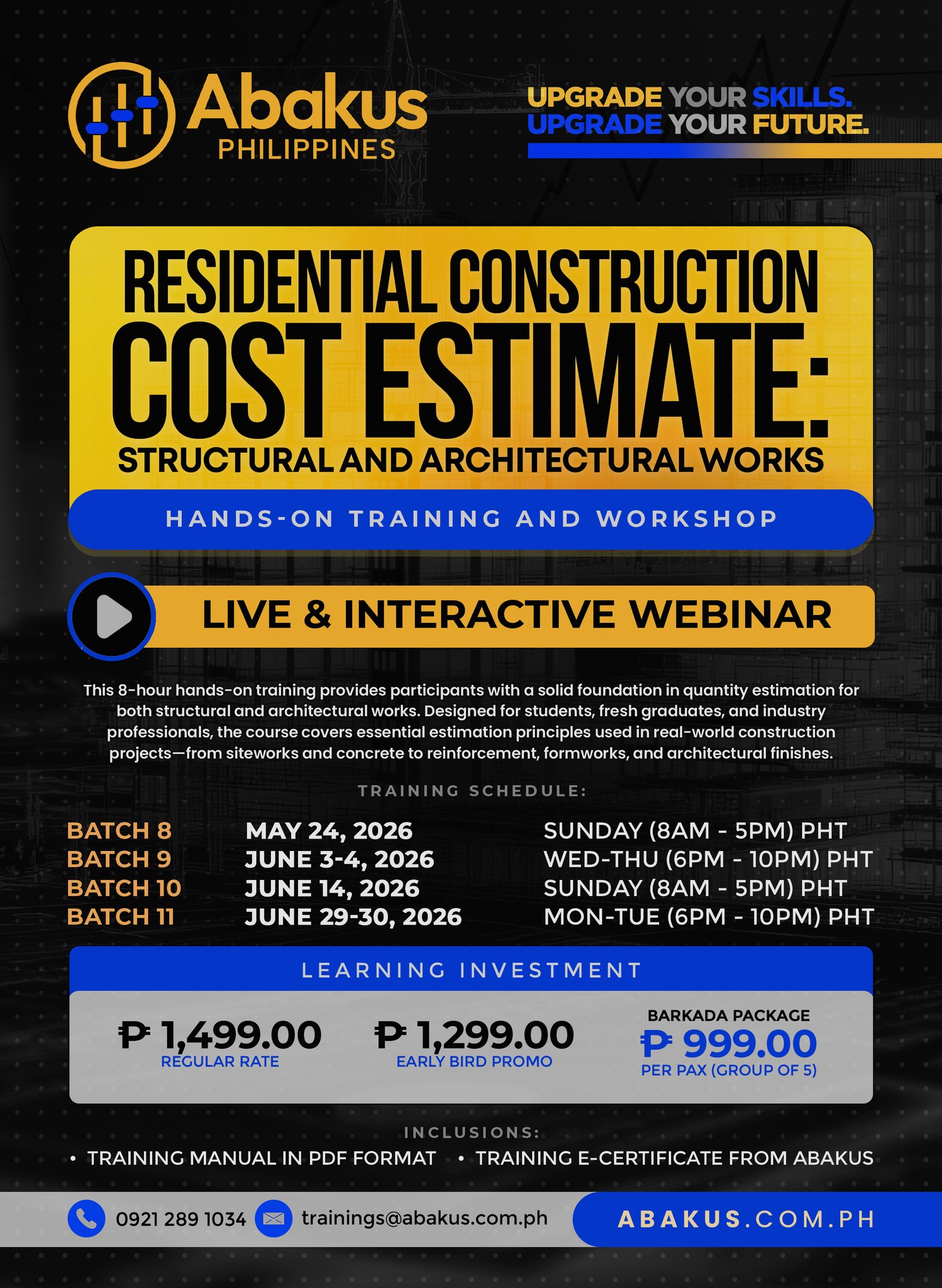 Abakus Trainings Philippines Facebook ad