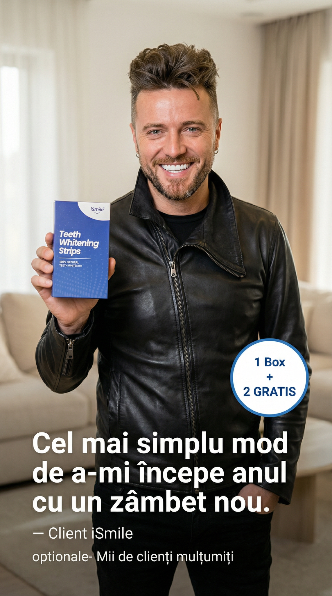ISmile Romania Facebook ad from Jan 6, 2026