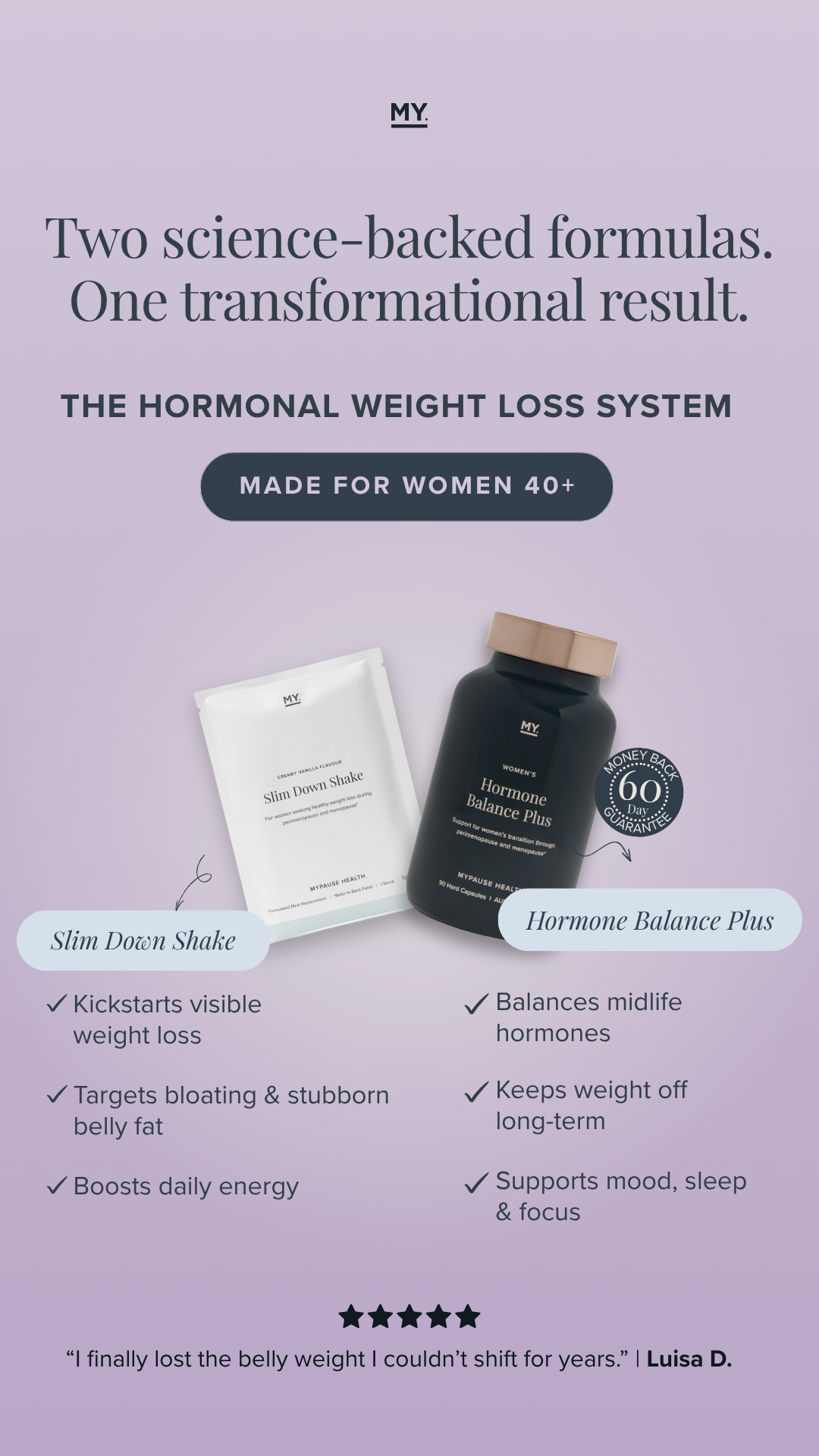 MyPause Health Facebook ad