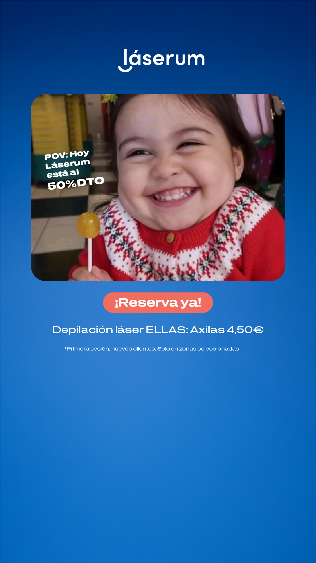 Láserum Facebook ad from Aug 14, 2026