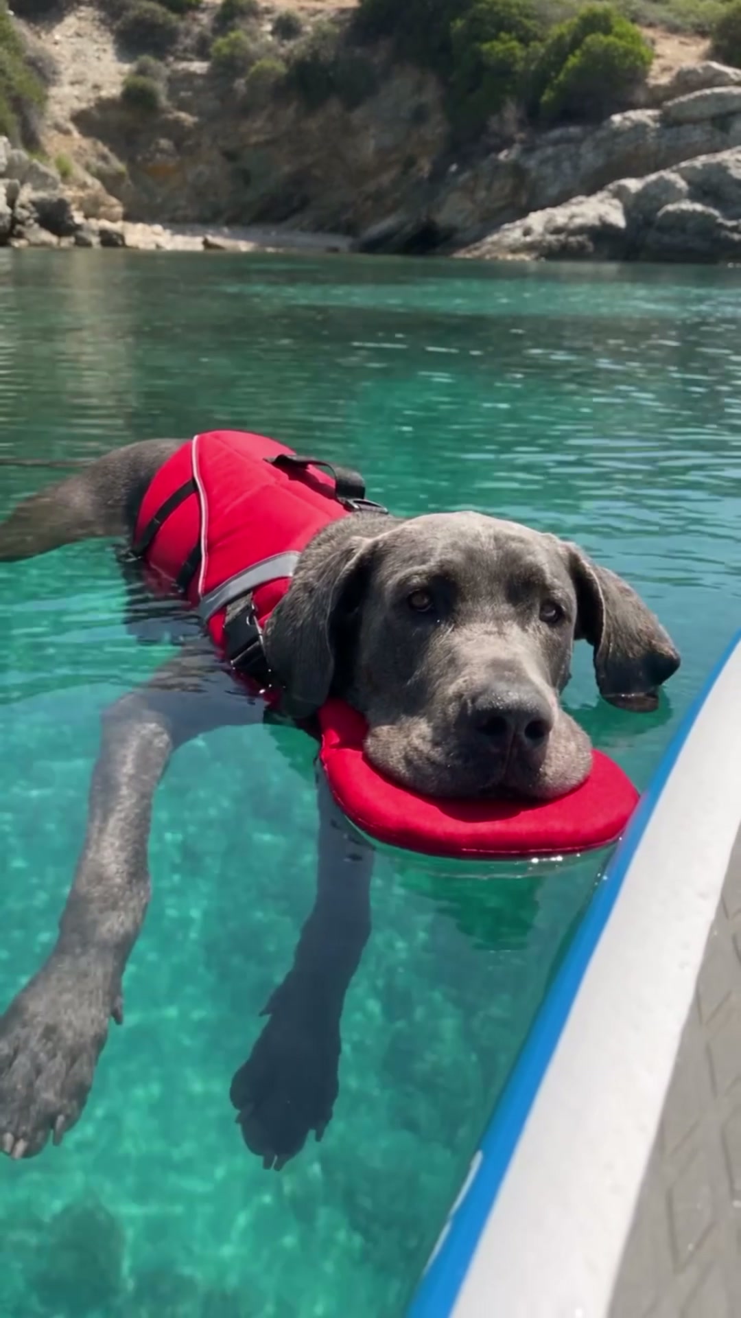 Vovixy Facebook ad: He Was Napping in the Middle of the Lake. No Big Deal.