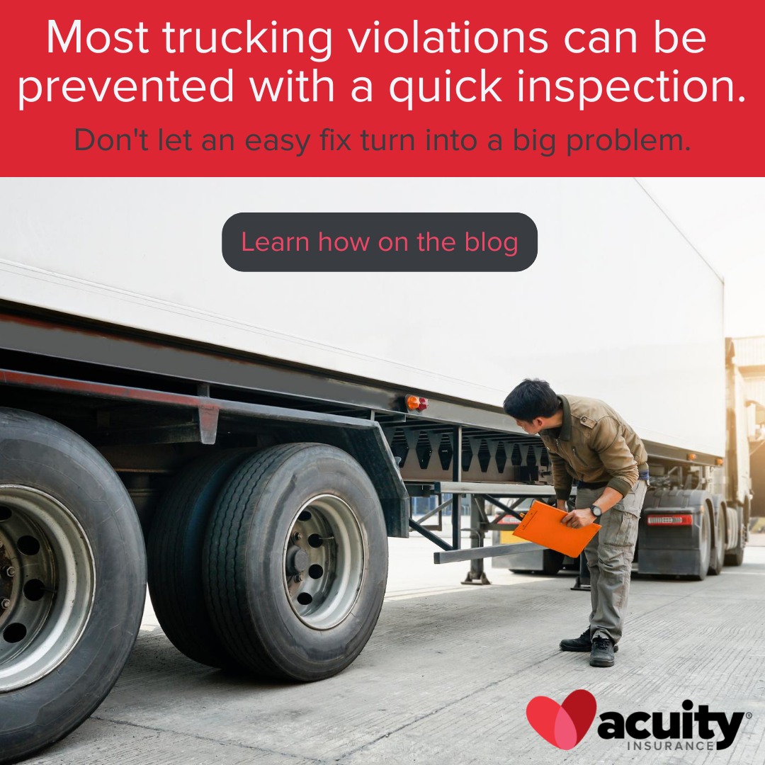Trucker Focus - Acuity Insurance Facebook ad