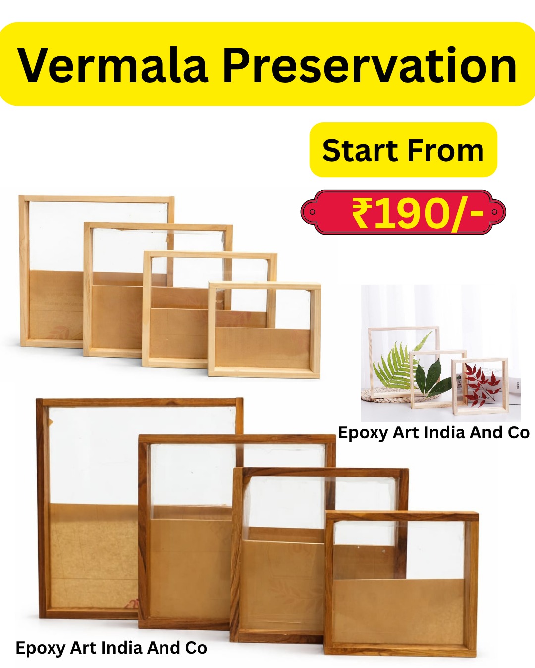 epoxyartindia Facebook ad: Start Your Own Varmala Preservation Business
