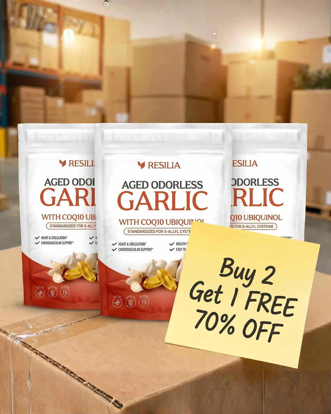 Garlic Supplement Reviews Facebook ad