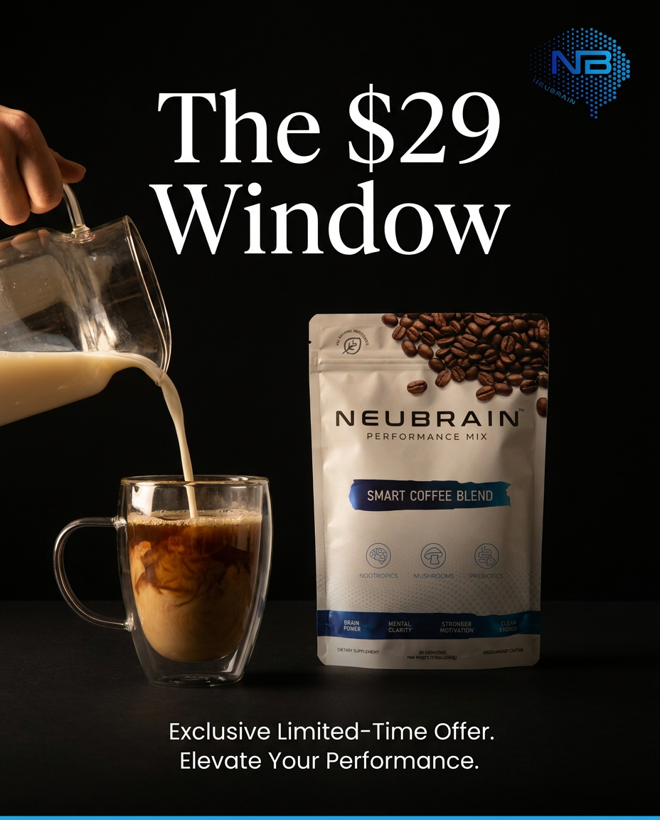 Mushroom Coffee Lovers Facebook ad: Lock In $29 Coffee For Life