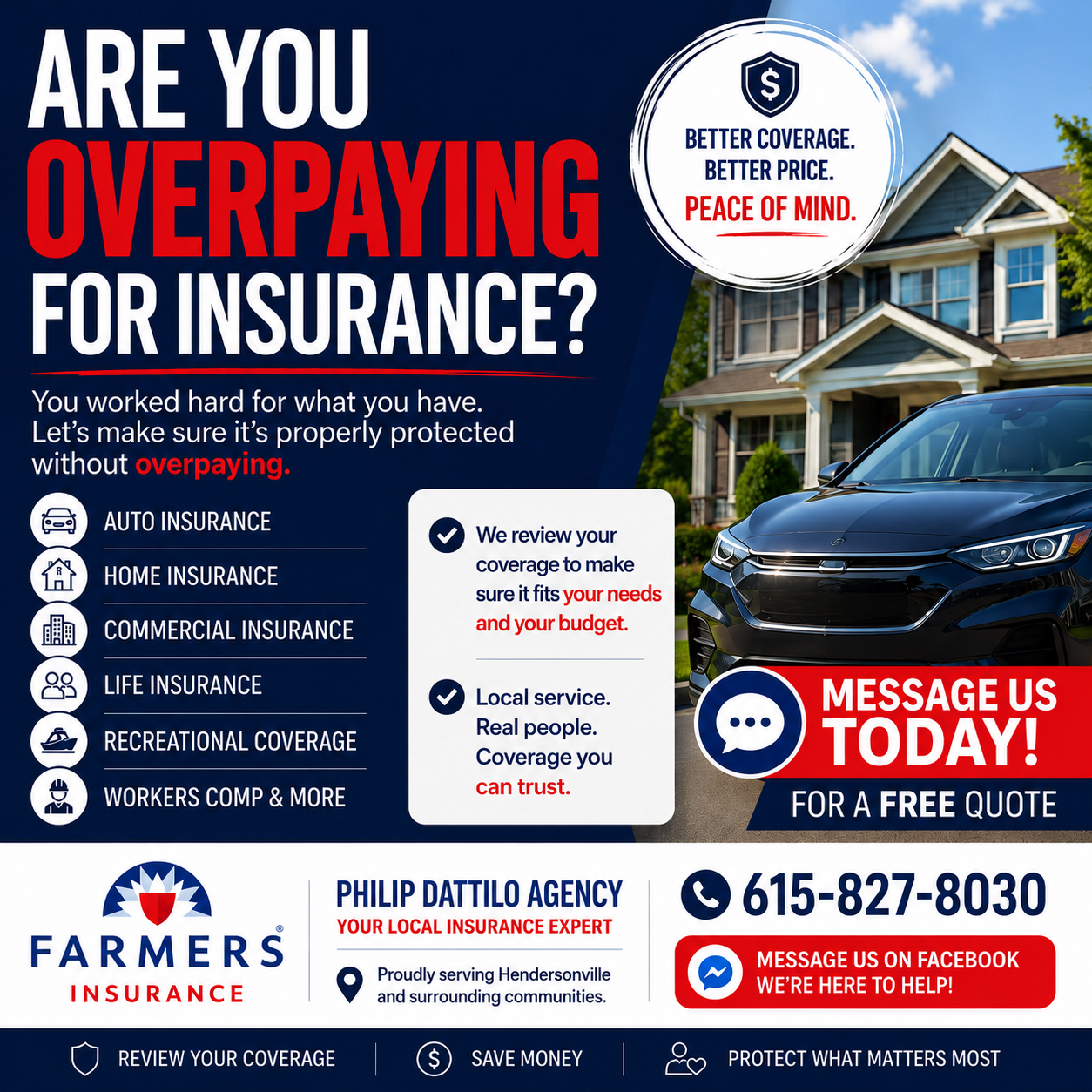 Farmers Insurance Philip Dattilo Agency Facebook ad