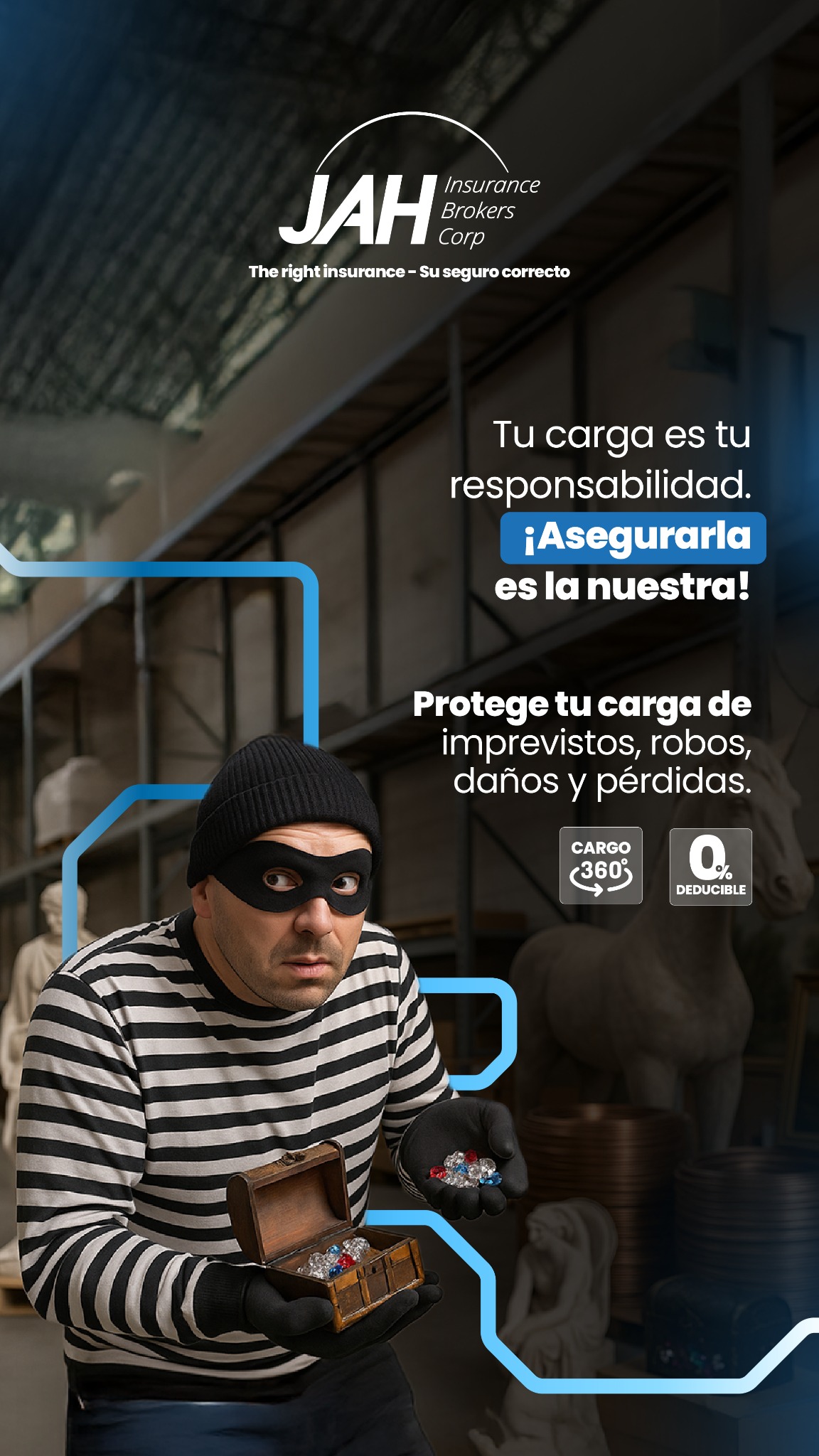 JAH Insurance Brokers Facebook ad from Aug 31, 2025