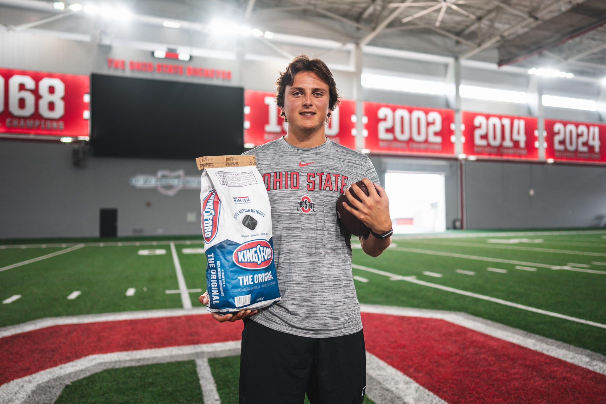 Ohio State Buckeyes Facebook ad: From burgers at family football tailgates to his…