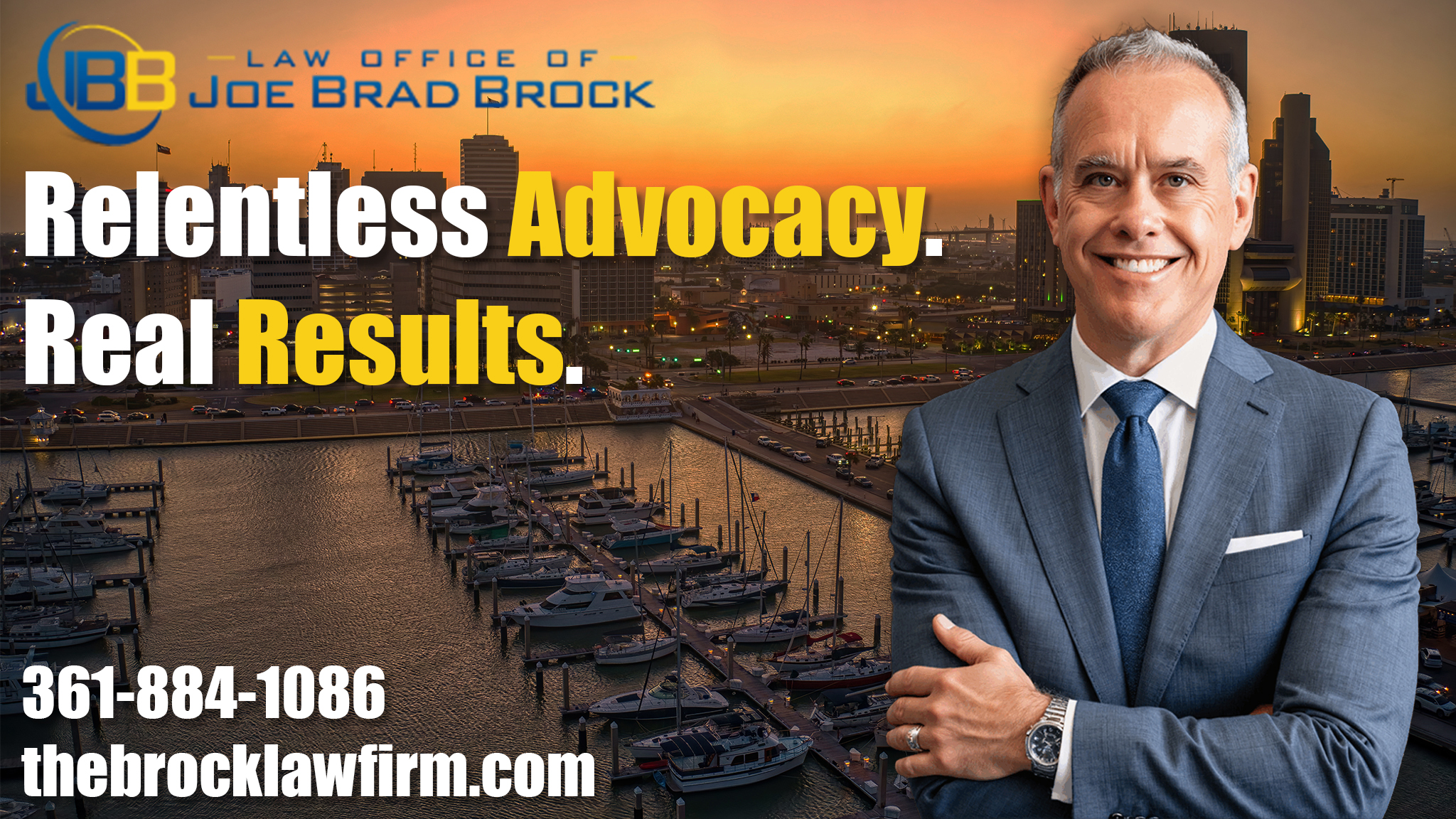 Law Office of Joe Brad Brock Facebook ad: At the Law Office of Joe Brad Brock…